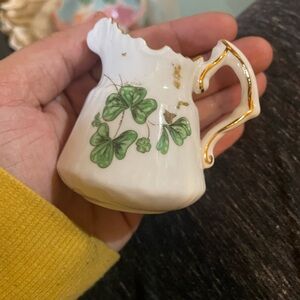 Lucky shamrock Mini Pitcher and cup
